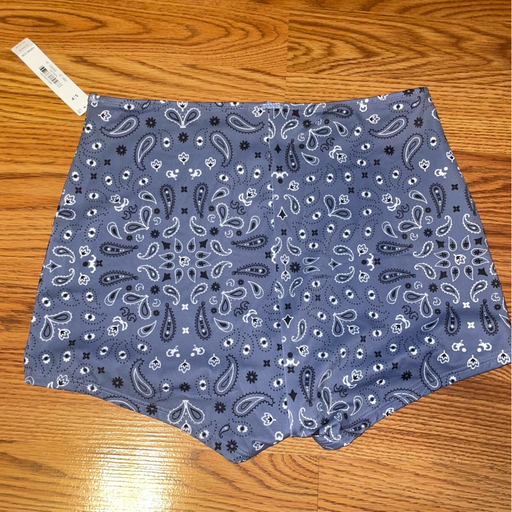 PINK HIGH-WAIST SHORTIE BIKINI BOTTOM - Picture 3 of 7